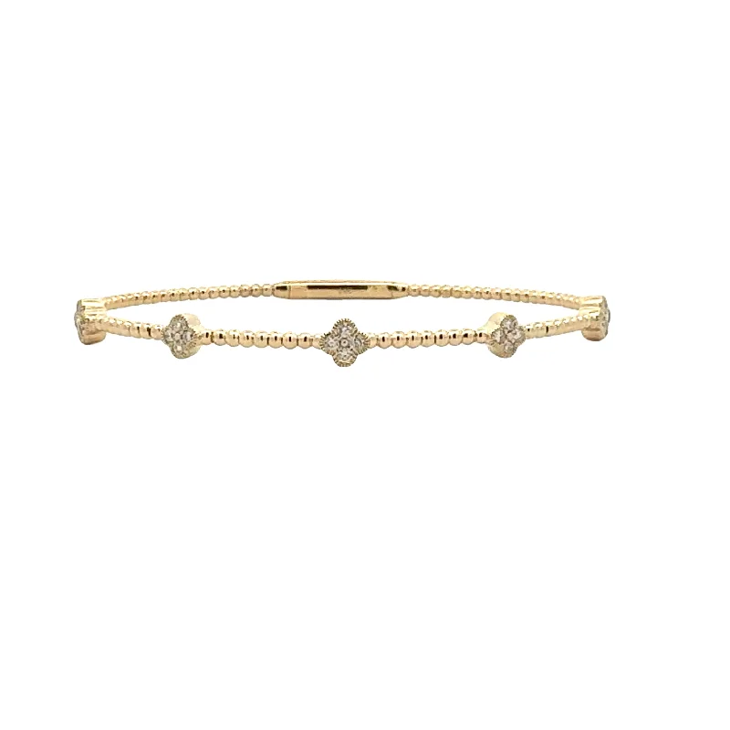 statement gemstone necklace handmade Diamond Cluster Common Prongs Bangle Bracelet