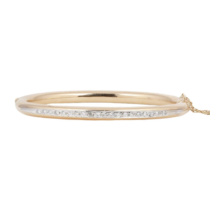real peridot gemstone ring Diamond Groove Bangle