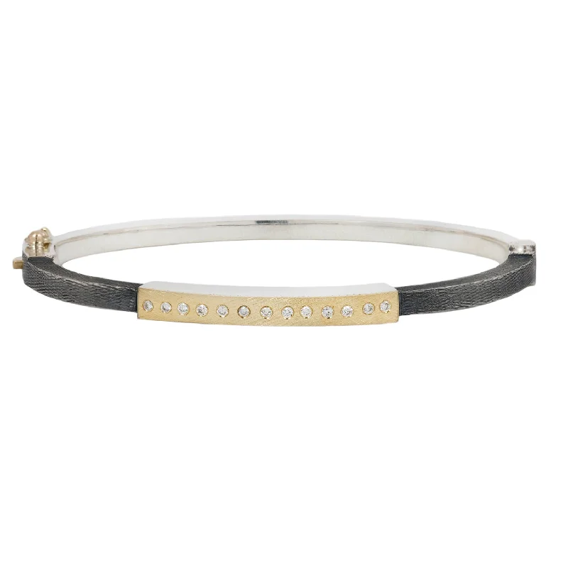 bohemian gemstone choker Diana Diamond ID Bangle
