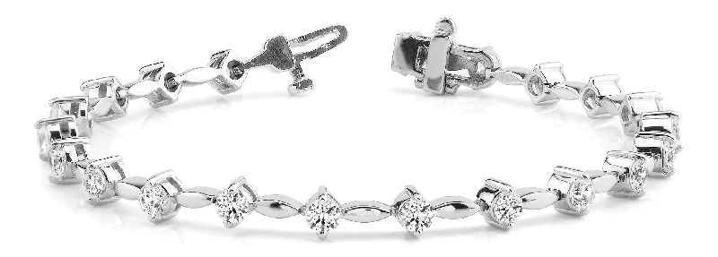 vintage-style diamond halo ring Fashion Diamond Bracelet