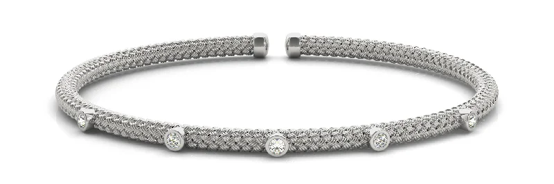 sterling silver infinity loop ring Fashion Diamond Bracelet