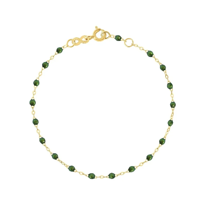 18K Gold & Scarab Resin "Classic" Bracelet