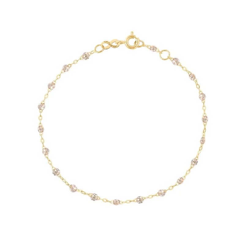 18K Gold & Sparkle Resin "Classic" Bracelet