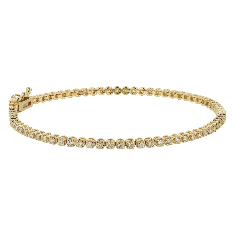 custom initial pendant necklace "Glittering Grace Diamond Tennis Bracelet" 1.14CTTW 14KYG custom initial pendant necklace "Glittering Grace Diamond Tennis Bracelet" 1.14CTTW 14KYG