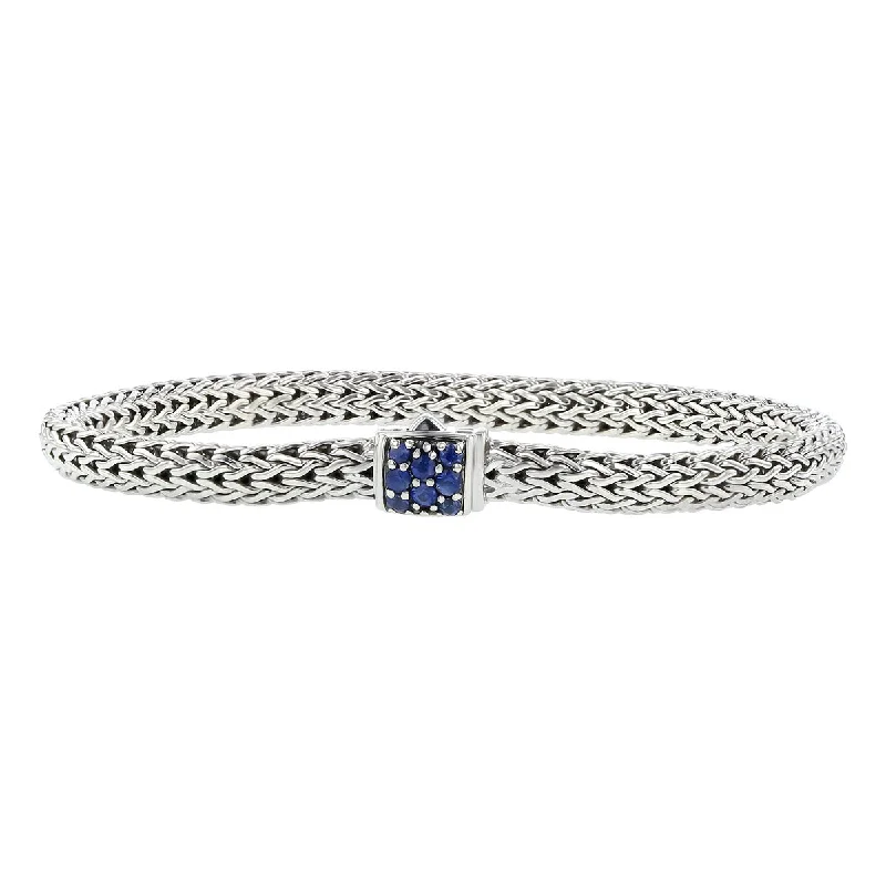 John Hardy Classic Chain Bracelet with Sapphires