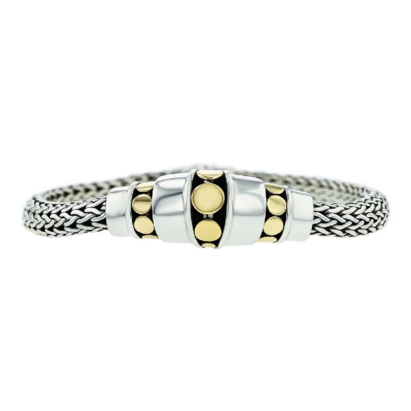 John Hardy Sterling Silver Dot Station Bracelet