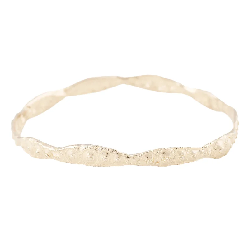 oval cut engagement ring platinum Urchin Bangle