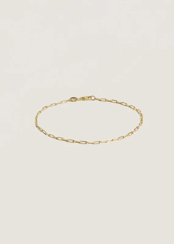 vintage-style filigree bracelet Micro Link Chain Bracelet