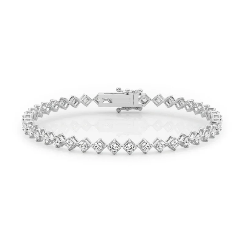 sapphire halo engagement ring Diamond Bracelet