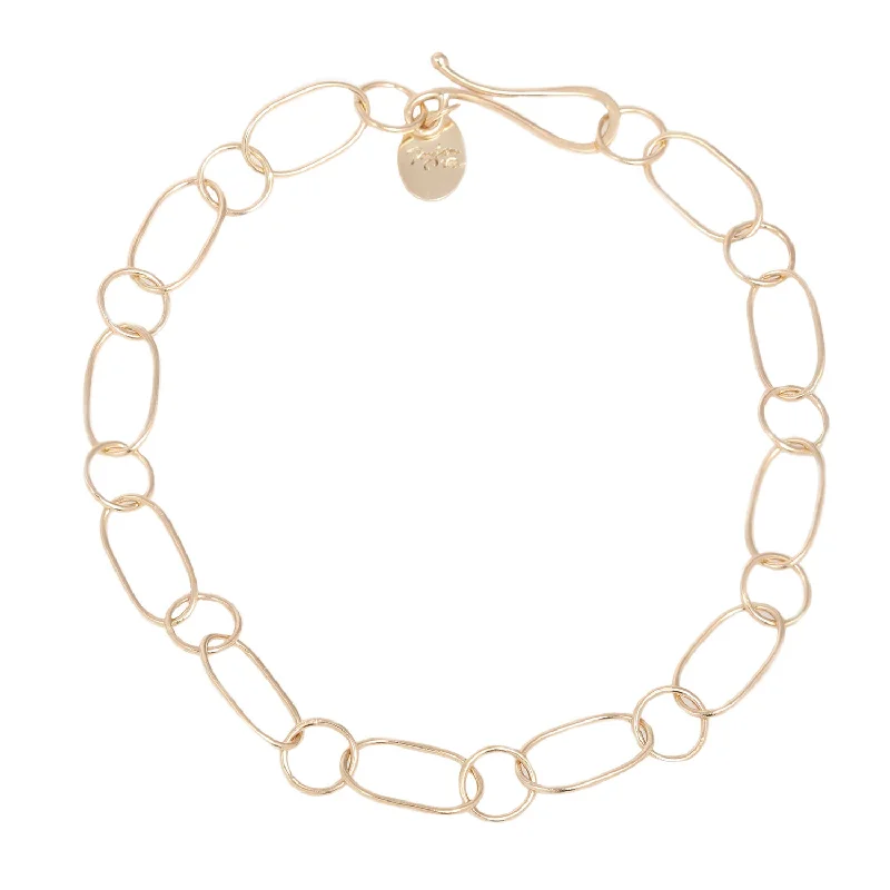 real diamond solitaire ring Oval and Round Chain Bracelet