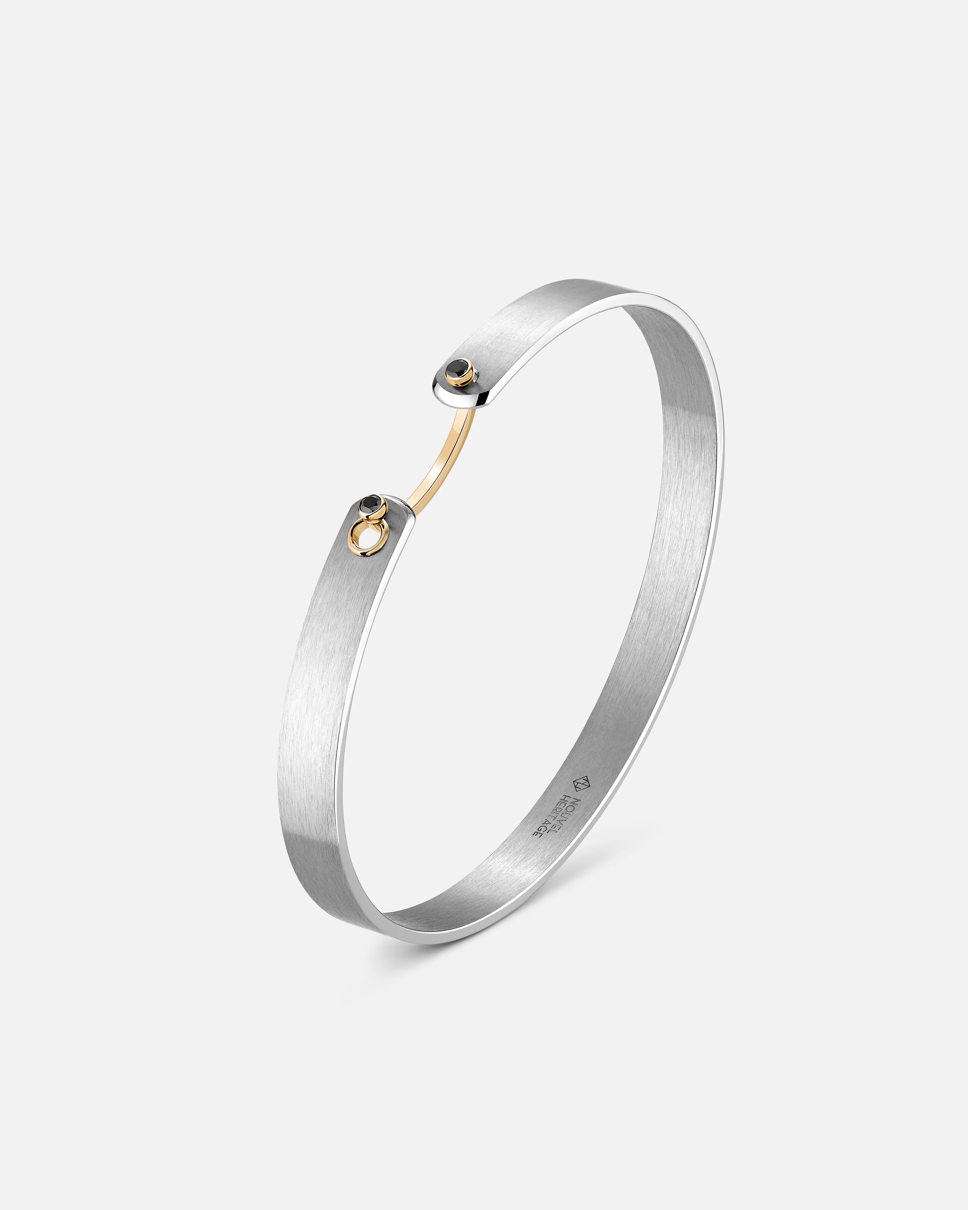 sterling silver lotus ring Paris From The Sky GM Mood Bangle with Black Diamonds in Yellow Gold sterling silver lotus ring Paris From The Sky GM Mood Bangle with Black Diamonds in Yellow Gold