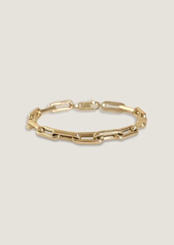 dainty ruby stacking rings Rome Bold Link Chain Bracelet