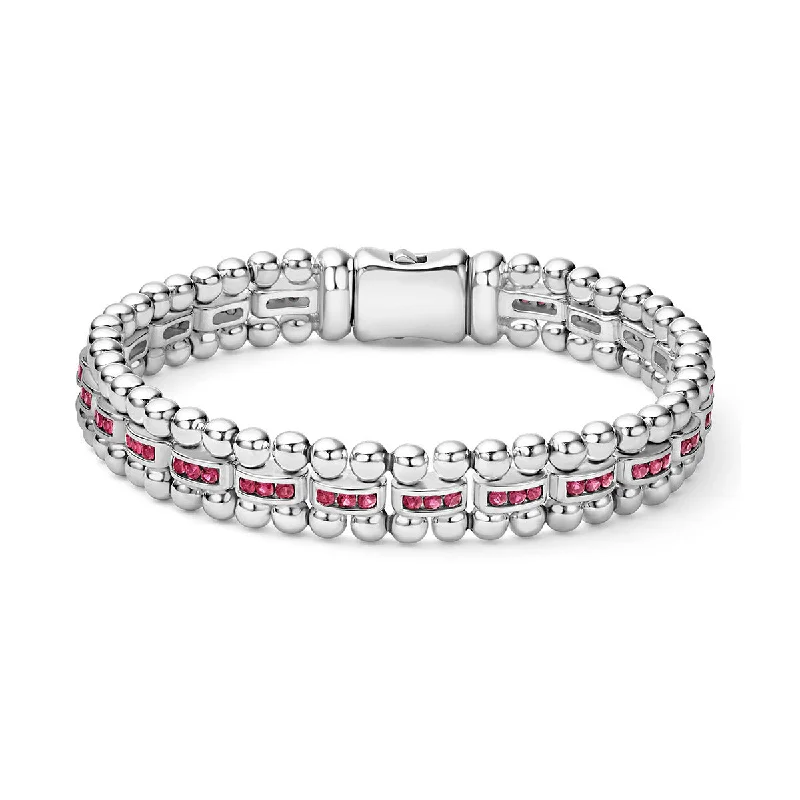 Ruby Link Bracelet