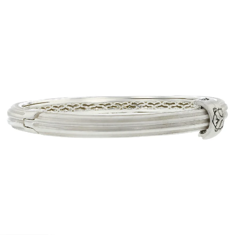 Slane Sterling Silver Column Bangle Bracelet