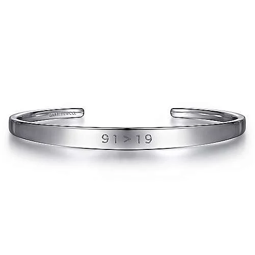men’s silver ring with onyx Sterling Silver Bracelet