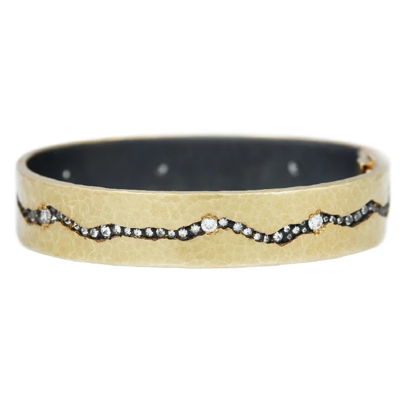 bold statement ring chunky Inverted Diamond Bracelet