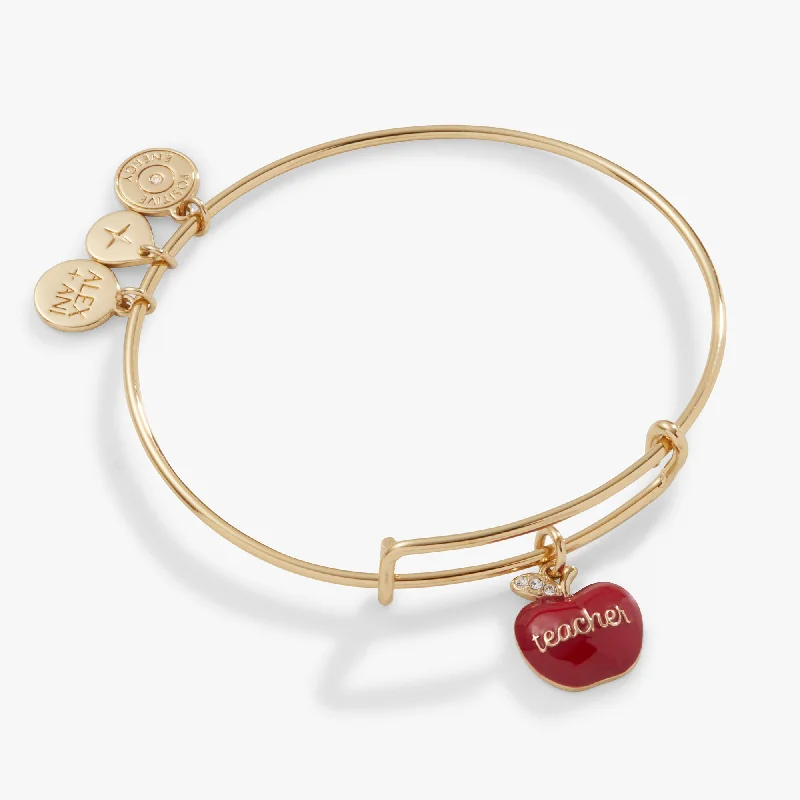celestial star ring gold Teacher Appreciation Charm Bangle