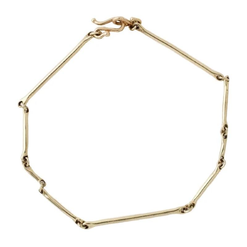 vintage diamond drop necklace Cast Line Gold Bracelet