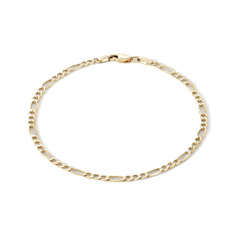 10K "Figaro" Chain Bracelet