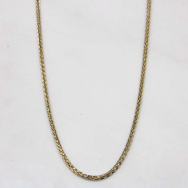 vintage cameo brooch jewelry Italian 10k Two Tone Gold Wheat Chain | 18" |