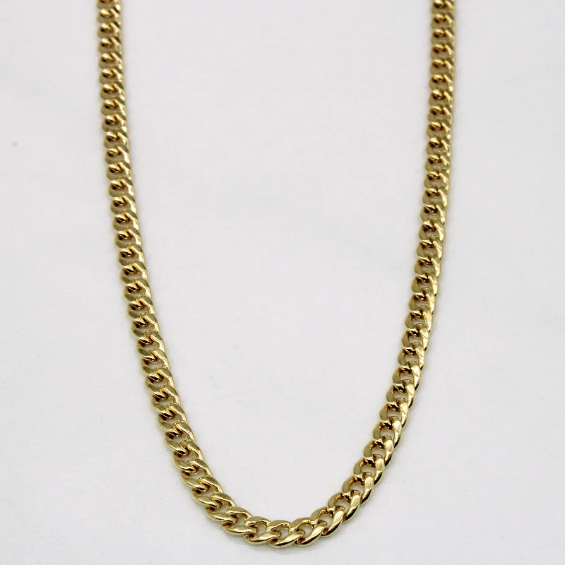 star-shaped cartilage stud earrings 10k Yellow Gold Cuban Link Chain | 23" |