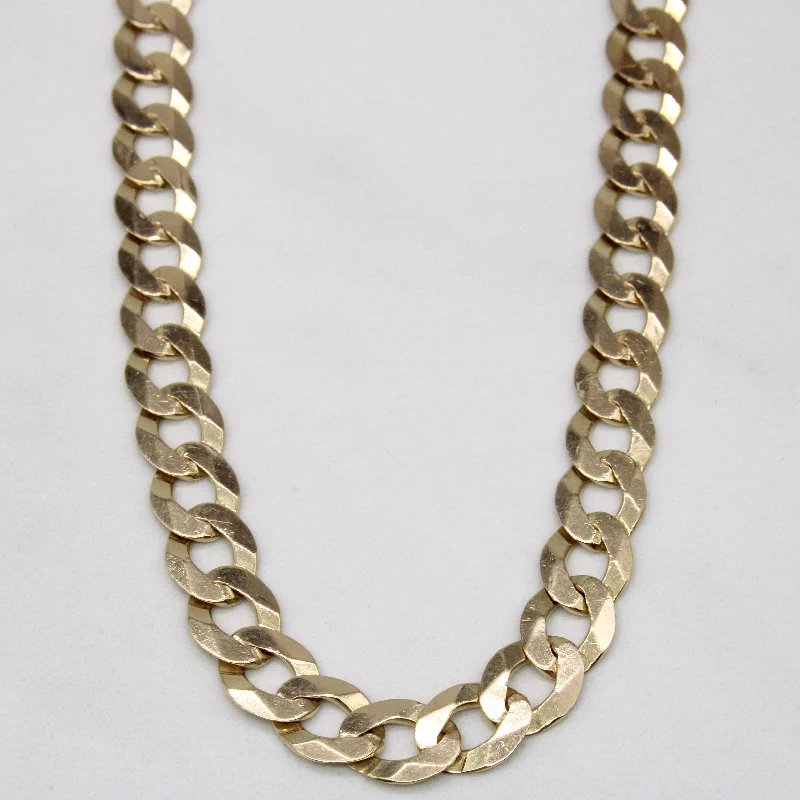 adjustable charm bracelet sterling silver Italian 10k Yellow Gold Curb Link Chain | 21" |