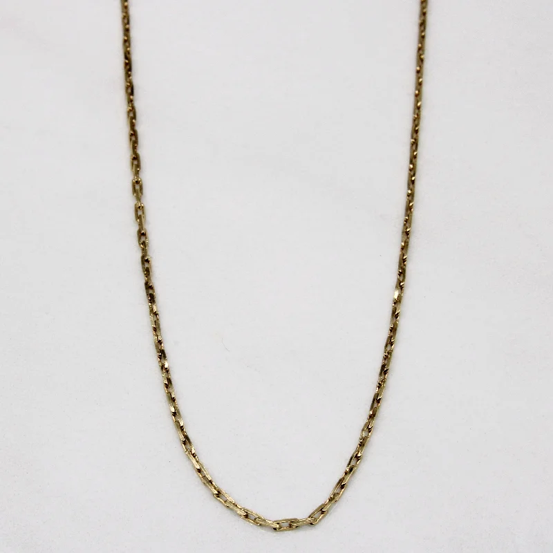 real opal ring for women 10k Yellow Gold Necklace | 20" |