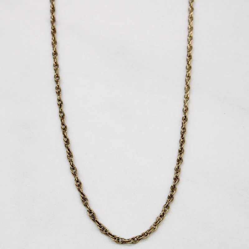 personalized coordinates ring custom 10k Yellow Gold Rope Chain | 23" |