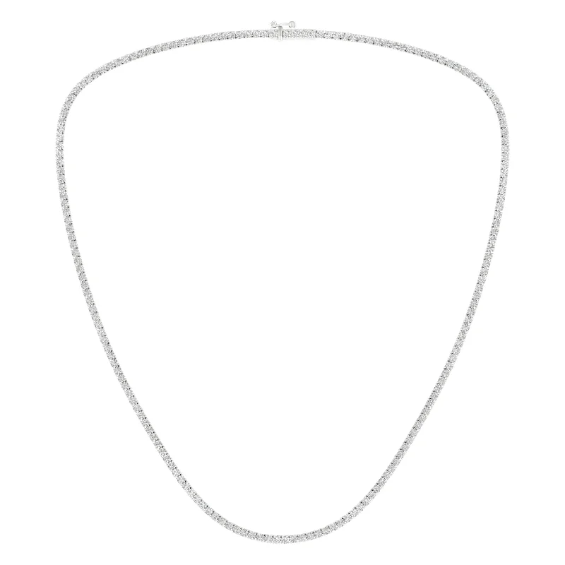unique tribal silver ring 14K 5.00CT Certified Lab Grown Diamond Necklace ( IGI Certified )