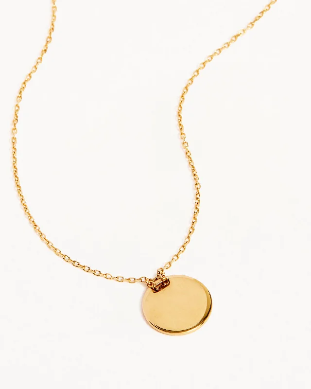 minimalist black pearl necklace 14k Solid Gold Forever And Always Engravable Small Necklace