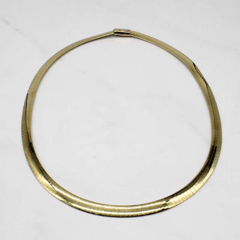 dainty chain bracelet layered 14k Two Tone Gold Reversible Necklace | 16" |