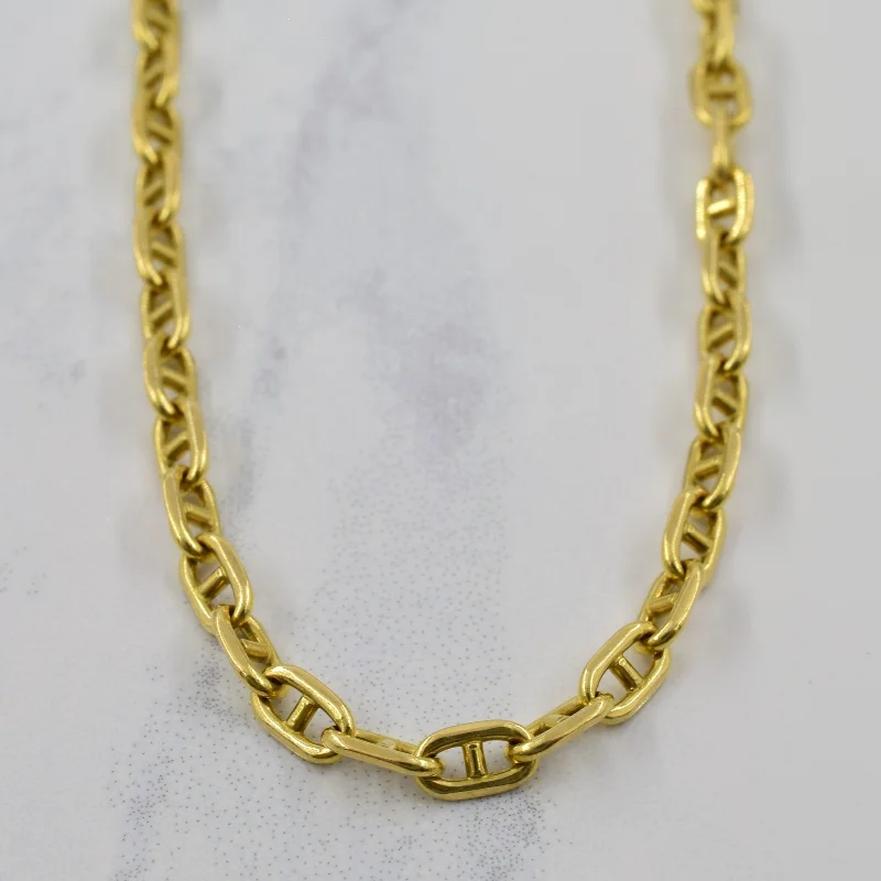real peridot gemstone ring 14k Yellow Gold Anchor Chain | 22.5" |