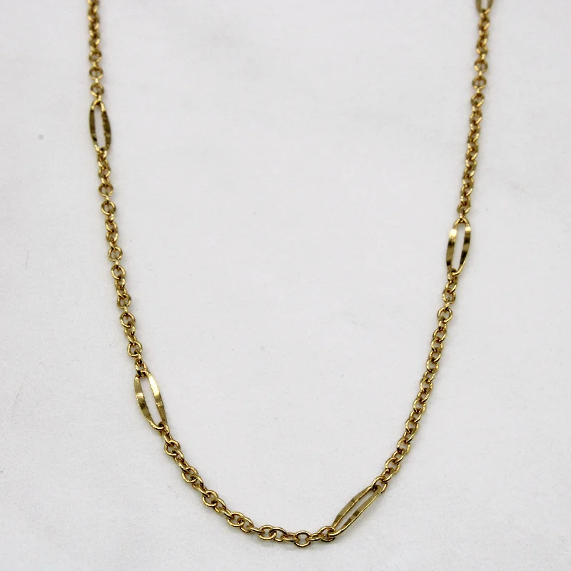 personalized gemstone pendant necklace 14k Yellow Gold Necklace | 22" |