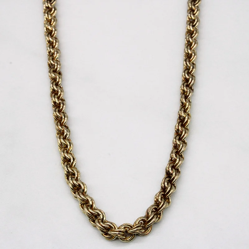 vintage pearl cluster earrings 14k Yellow Gold Necklace | 18" |