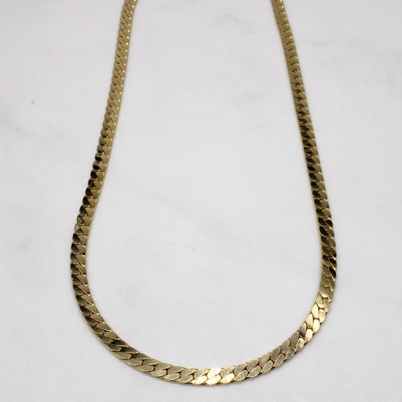 titanium wedding band men’s black 14k Yellow Gold S Link Chain | 16" |