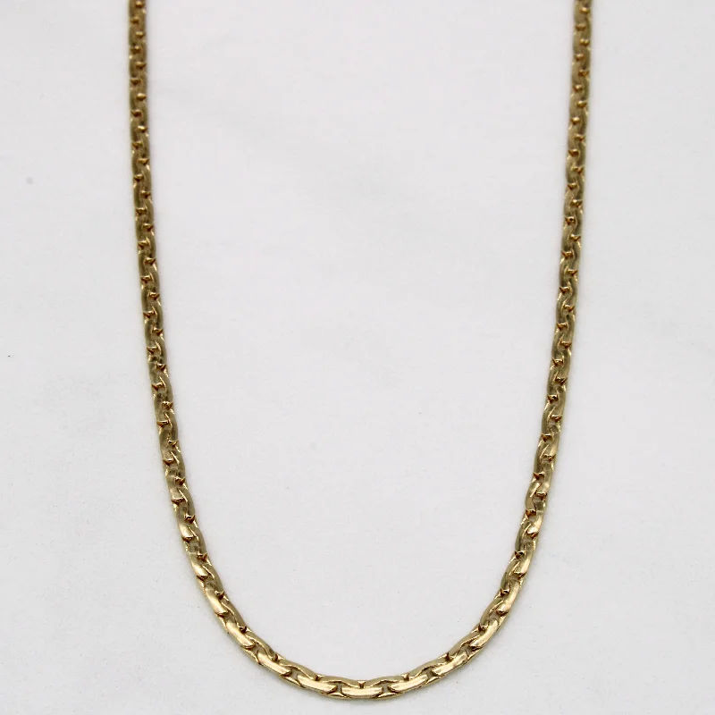 minimalist stacking rings set 14k Yellow Gold Boston Link Chain | 17" |