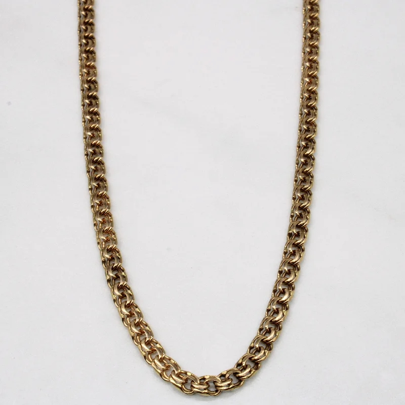 classic pearl strand necklace 14k Yellow Gold Necklace | 22" |