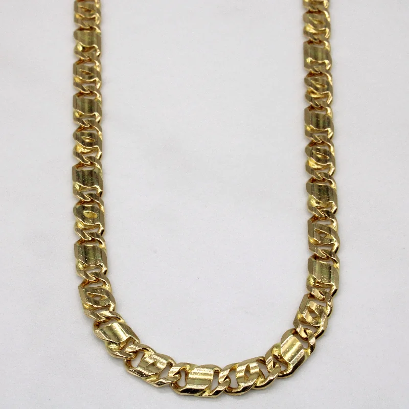 men’s silver wedding band 14k Yellow Gold Necklace | 22" |