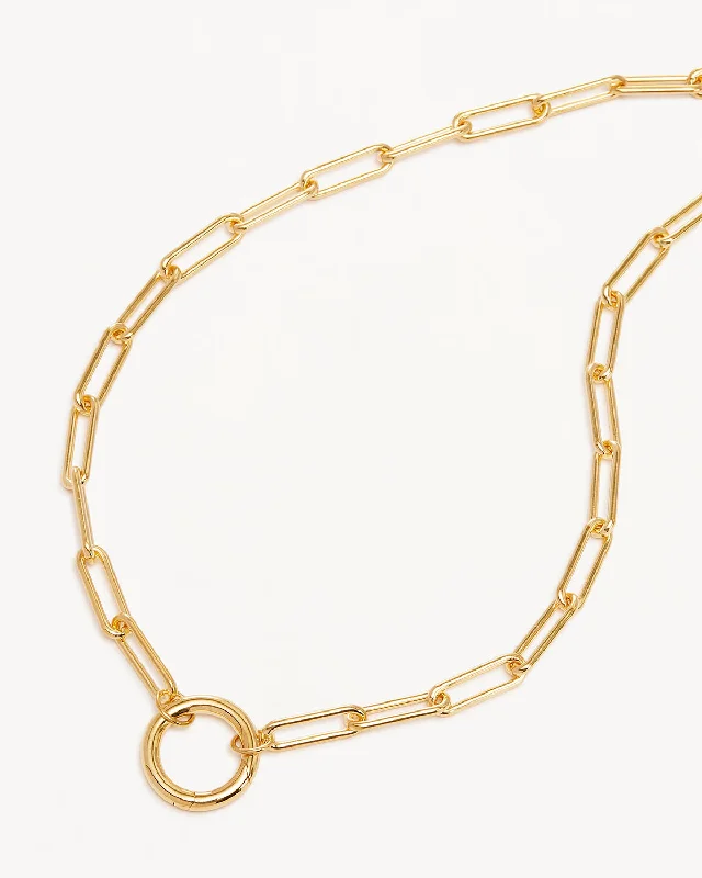 boho shell beaded anklet 18k Gold Vermeil 18" With Love Annex Link Necklace