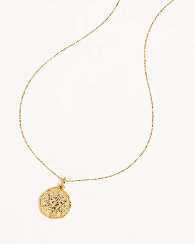 opal cluster ring unique 18k Gold Vermeil Journey Necklace