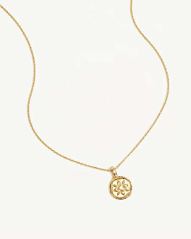 handmade wooden bead necklace 18k Gold Vermeil Live in Love Necklace