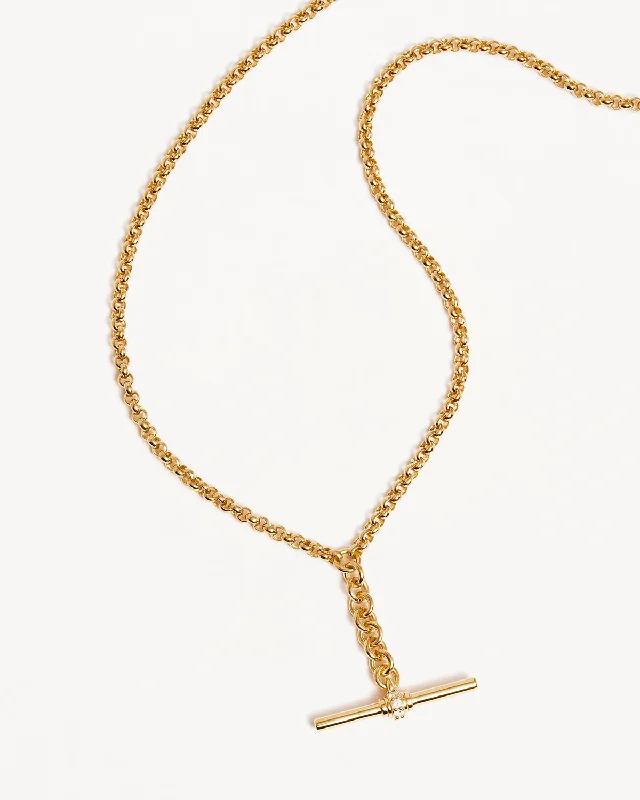 adjustable silver cuff bracelet 18k Gold Vermeil Muse Fob Chain Necklace