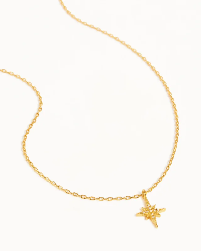 simple gold hoop earrings 18k Gold Vermeil Starlight Necklace