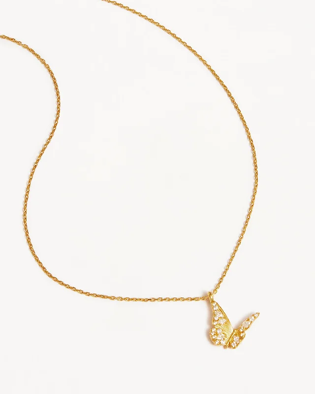 modern baguette diamond ring 18k Gold Vermeil Wanderlust Necklace