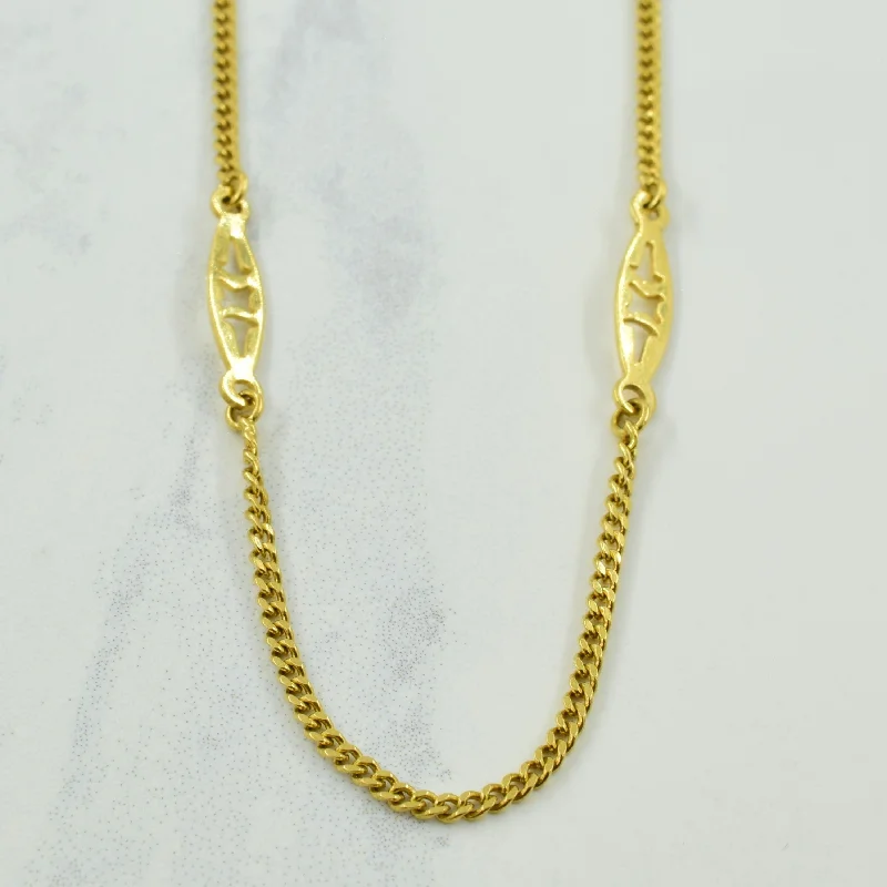 unique diamond tennis bracelet 18k Yellow Gold Italian Hallmark Fancy Chain | 16.5" |