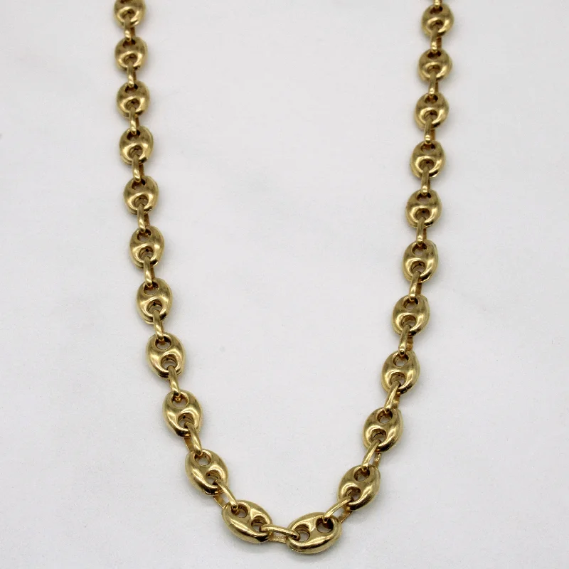 rose gold cubic zirconia earrings 18k Yellow Gold Anchor Link Chain | 18" |