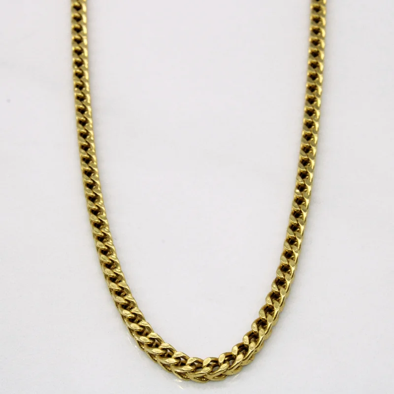oval blue sapphire ring 18k Yellow Gold Birdcage Link Chain | 20" |
