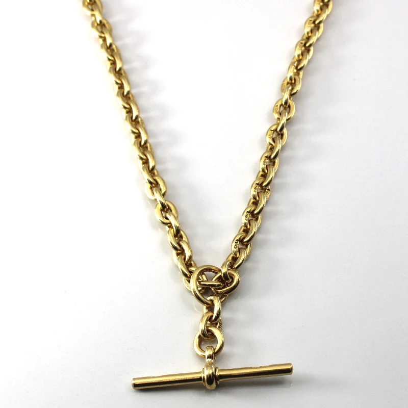 celestial orbit ring set Antique Victorian 18k Yellow Gold Rolo Link Chain | 14"|