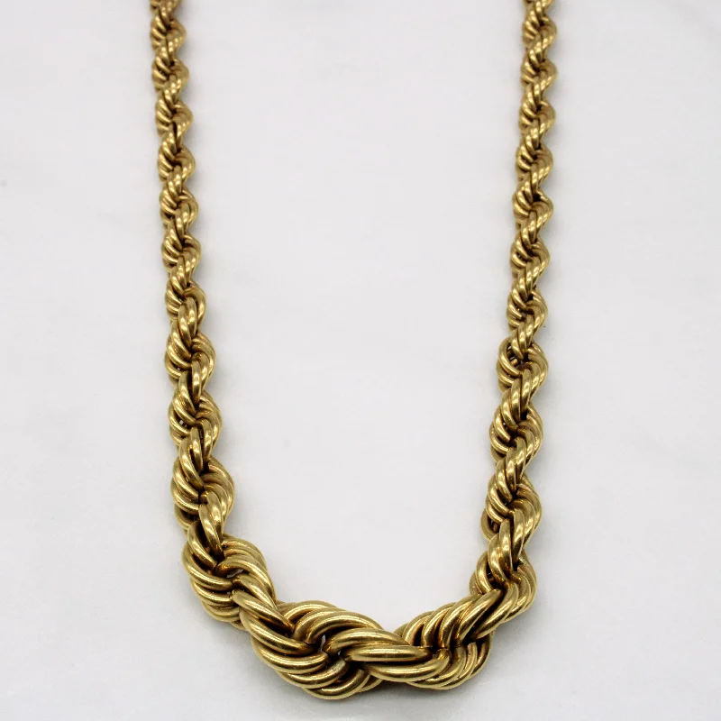 white gold infinity ring 18k Yellow Gold Rope Chain | 17" |