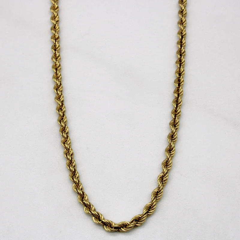 celestial sun and moon pendant 18k Yellow Gold Rope Chain | 18" |